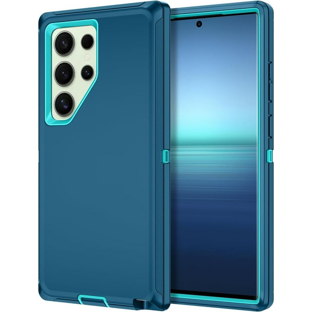 Étui Intégrale Robuste à 3 Couches pour Samsung Galaxy S23/S24 FE Plus Ultra - Antichoc et Résistant à la Poussière