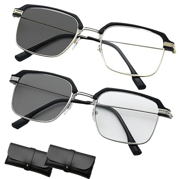 Auto Focus Glasses Self Adjusting - Blue Light Blocking HD Eye Protection Computer Glasses, Intelligent Progressive Multifocus Reading Glasses for Men Women