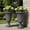Gray, variant on TopComfy 23.6" Tall Plastic Urn Planters Set of 2, Heavy-Duty Indoor or Outdoor Flower Pots with Drainage Holes and Classic Trophy Design for Porch, Garden & Home, Black