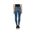 thumbnail image 2 of 1.STATE Womens Frayed-Detail Skinny Fit Jeans, Blue, 31 Regular, 2 of 2