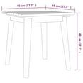 thumbnail image 4 of vidaXL 3 Piece Bistro Set Solid Acacia Wood, 4 of 10