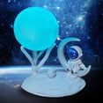 thumbnail image 1 of Astronauta Luna Luz nocturna Recargable Astronauta Adornos Atenuación continua (C), 1 of 5