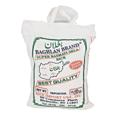 Baghlan Super Basmati Sela Rice 10lbs