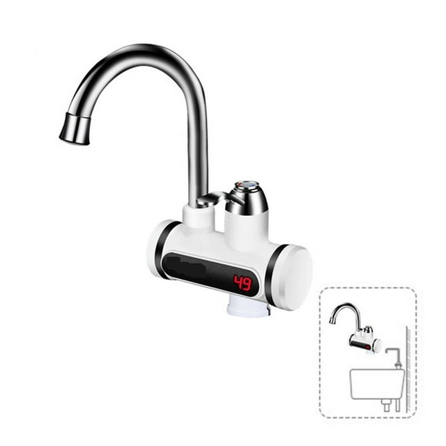 Water Heater Electric Display Kitchen Tap,Instant Hot Water Faucet Heater Cold Heating, Instantaneous Water Heater, ,Faster Heat