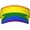 C2519, variant on Funny LGBT Gay Pride Sports Sun Visor Hats Rainbow LGBT Ball Adjustable Sun Caps for Men Women