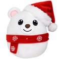 thumbnail image 1 of Peluche navideño de oso polar Yohica, 23 cm, decoración navideña, 1 of 9