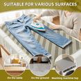 thumbnail image 4 of Portable Ironing Mat for Table Top Iron Pad for Countertop Thick Ironing Blanket Over The Door Steamer Pad Washer Dryer Heat Resistant Mat Travel Ironing Board (27.5"x15.75"), 4 of 7