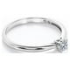 thumbnail image 3 of JeenMata Anillo de Compromiso Solitario con Diamante de Talla Brillante Redondo Clásico en Baño de Oro Blanco de 18 K sobre Plata, 3 of 6