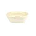 thumbnail image 1 of Injueey Cesta de pan, panes de fermentación, cestas de mimbre tejidas a mano, tienda de cocina, accesorios organizadores de almacenamiento para hornear Cocina y Comedor Óvalo 15x8x5cm Injueey HA071506-01, 1 of 6