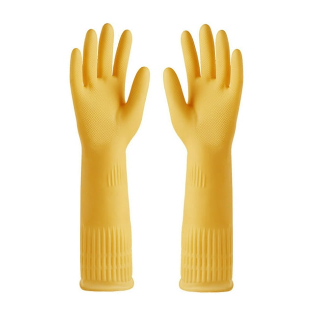 Guantes de goma Wosthever para cocina 2 piezas Amarillo S