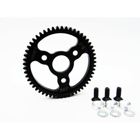 Hot Racing SJT254 Steel Spur Gear (54t 0.8 Mod)(Silver) - TRA