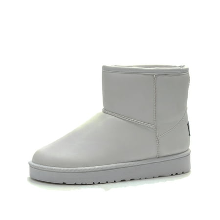 Women's Snow Boots Winter Ankle Boot Classic White Casual Shoes Larger