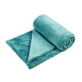 thumbnail image 4 of Home Soft Things Faux Fur Throw - Aqua - 50'' x 60'', 4 of 7