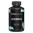thumbnail image 1 of VitalBotanics | Hierro y Vitamina C 200 capsulas [6 meses] | Suplemento Alimenticio Multivitamínico para Hombre y Mujer con Hierro y Vitamina C VITALBOTANICS VTL_HIRRO_200, 1 of 2