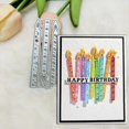 thumbnail image 3 of Troqueles de corte de metal TingZVen, 3 piezas, velas de cumpleaños, 8 x 3 cm, 3 of 7