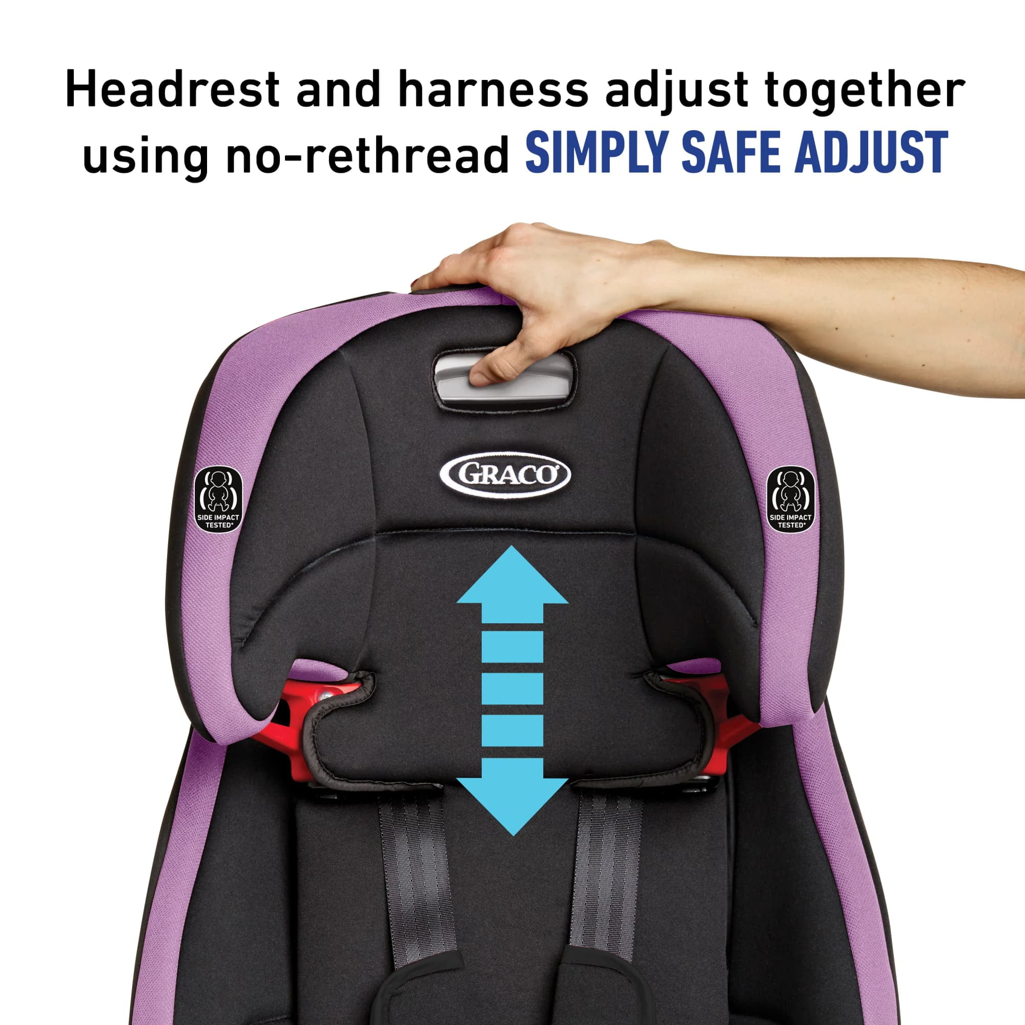 Graco Tranzitions 3-in-1 Forward Facing Harness Booster Car Seat, Marley, 14 lbs