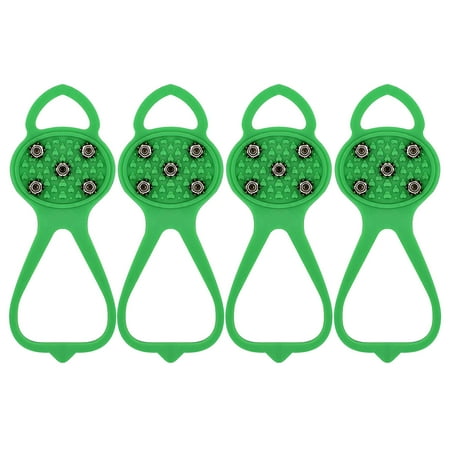 karymi Non-Slip Grips Spikes Non-slip Snow Cleats Shoes Boots Cover Step Ice Spikes Grips Crampons ForHiking Mens Gifts