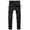 Black, variant on Fnochy Men's Slim Fit Stretch Jeans Distressed Patchwork Stacked Frayed Straight Leg Skinny Denim Pants