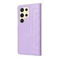thumbnail image 4 of Wallet Case for Samsung Galaxy S25 Ultra with Wrist Strap, Premium PU Leather Slim Flip Cover Stand Bumper Shockproof Protective Cards Slots Anti-Scratch Phone Case for Galaxy S25 Ultra, Purple, 4 of 11