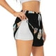 thumbnail image 1 of Balery Little Chef Gnome Pantalones cortos deportivos para mujer con forro y dos bolsillos, elásticos, para entrenamiento, gimnasio, yoga-X-Large, 1 of 7