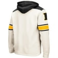 thumbnail image 3 of Men's Colosseum Cream Iowa Hawkeyes 2.0 Lace-Up Pullover Hoodie, 3 of 4