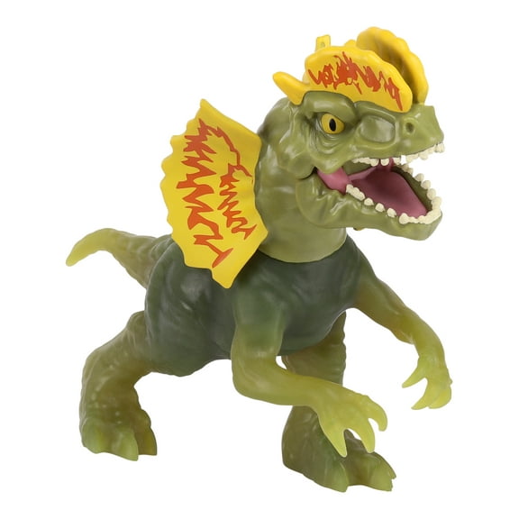 Goo Jit Zu Collectible Child Dilophosaurus Action Figures, ABS Multicolor, 5.59" x 4.33", 0.5 lb