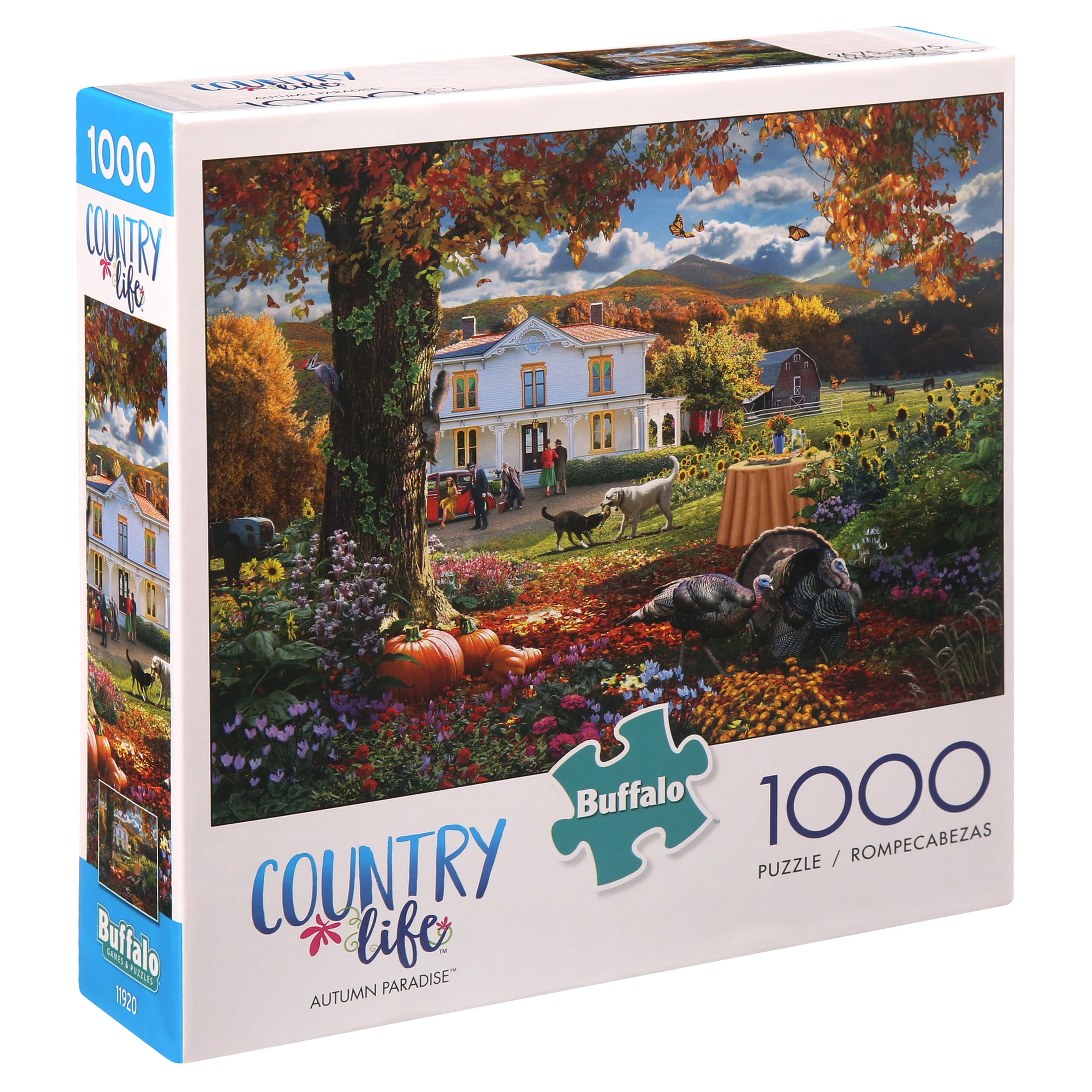 Buffalo Games 1000-Piece Country Life A Day Out At The Farm Jigsaw Puzzle 