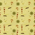 thumbnail image 1 of Ahgly Company Machine Washable Indoor Square Transitional Orange Gold Area Rugs, 7' Square, 1 of 7