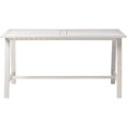 thumbnail image 1 of Vincent 60" Acacia Wood Chevron Dining Table in White Wash, 1 of 14