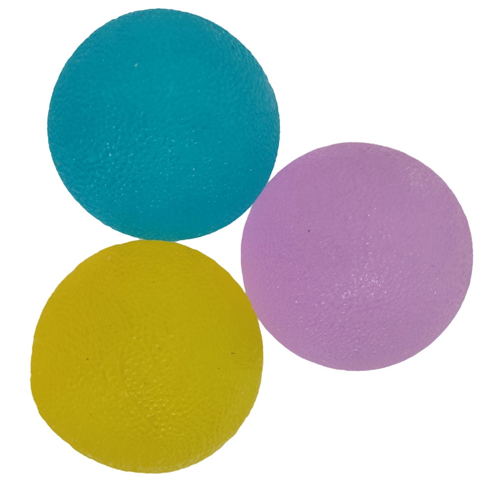 INTSUPERMAI Hand Training Grip Balls Muscle Relax Fitness Workout 3 Balls