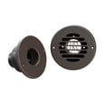 thumbnail image 3 of Reggio Registers 5R-A High Velocity Outlet 2" Round Aluminum Wall Open Grille - Black, 3 of 7