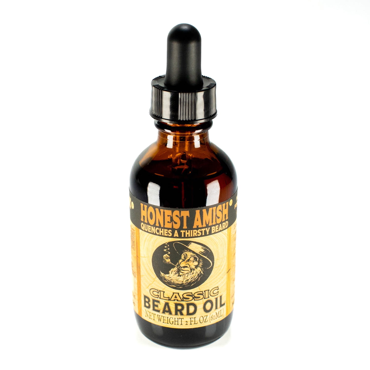 Honest Amish Classic Beard Oil, 2 fl. Oz
