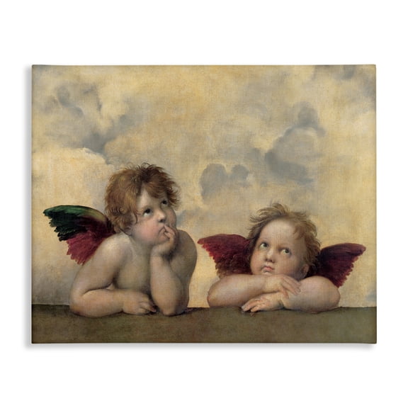 Stupell Industries Transitional Angeli - Madonna Sistina Canvas Art, 20 x 16, by Rafaello Sanzio