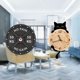 thumbnail image 2 of Reloj de pared decorativo creativo de 12 pulgadas para gimnasio en casa, culturismo, entrenamiento, levantamiento de pesas, sin , reloj colgante, 2 of 8