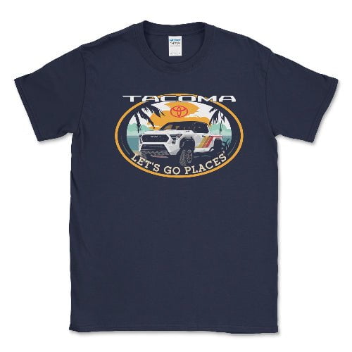 Toyota Mens Big and Tall Tacoma Lets Go Places Tee