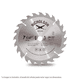 thumbnail image 1 of Sierra circular carburo de tungsteno Nicholson 51603, 1 of 1