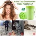thumbnail image 3 of Limpiador de patas de perro, cuidado de patas de perro con toalla, cepillo de limpieza portátil para mascotas para perros activos (10 * 8 * 15 cm, verde), 3 of 5