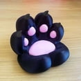 thumbnail image 1 of Soporte para teléfono con forma de Pata de Gato, soporte de escritorio creativo, estilo Base, artesanía para aliviar el estrés de alta estética,Negro, 1 of 7