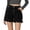01 Black, variant on Ruffle Hem Jean Shorts for Women Stretchy Loose High Waisted Casual Denim Shorts with Pockets