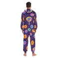thumbnail image 4 of FORMRS Onesies Pajama for Adults Unisex Hoodie Winter Jumpsuit One Piece Sleepwear, Sizes S-2XL, Candy Carnival, 4 of 7