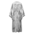 thumbnail image 5 of Idoravan Costume Party Dresses for Women October Party Dresses Women Women‘s ’Renaissance Costume Gown Lace Up Trumpet Sleeves Gothic Medieval Dresses White XXL, 5 of 6
