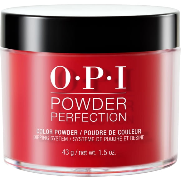 Polvo de uñas OPI Powder Perfection Big Apple Red, 43 g