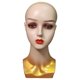 thumbnail image 1 of Cabeza de maniquí práctico femenina pelucas Oro Zulema Cabeza de exhibición del sombrero de la peluca, 1 of 5