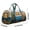 J, variant on Patchwork Vintage Travel Bag Printed Tote Handbag for Women Weekend Getaway Commuter Carryall Overnight Duffle