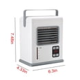 thumbnail image 3 of YOPTOP Portable AC Units For Rooms Mini Air Conditioner For Bedroom AC Fan Mini AC Room AC Small AC Camping AC, 3 of 6