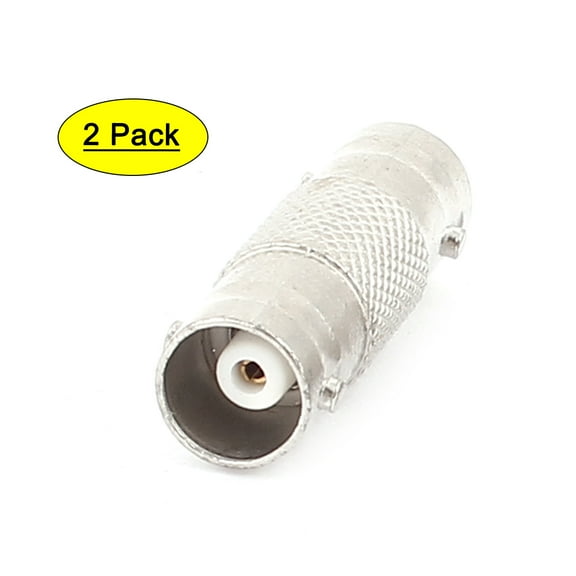 BNC Female to Female CCTV Camera RG59 Coax Cable Coupler Adapter Connector 2pcs