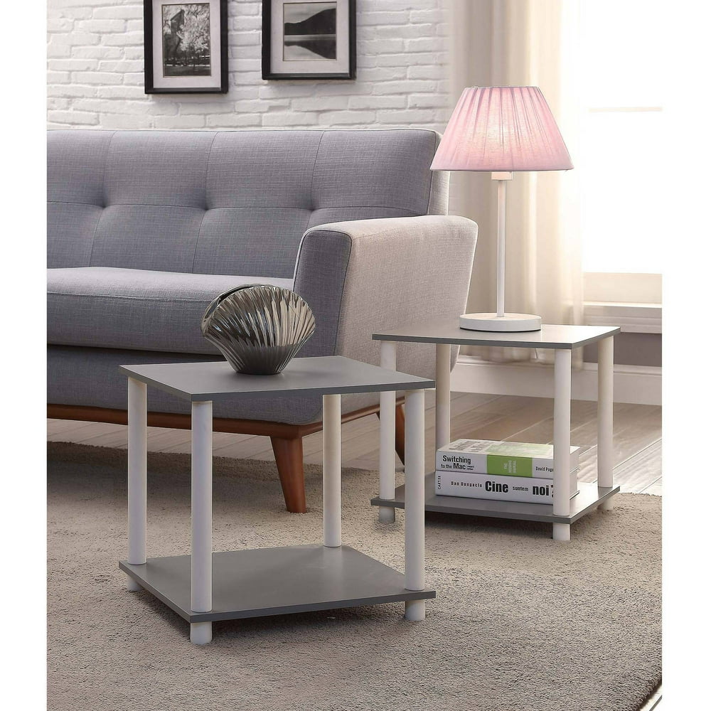 Mainstays NoTools Assembly End Table, Set of two
