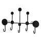 thumbnail image 1 of Perchero de pared portátil para probador, decorativo, para colgar en la pared, para guardar toallas pequeño y negro, 1 of 9