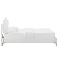 thumbnail image 5 of Modway Neena Performance Velvet King Bed in White, 5 of 5