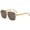 Orange, variant on Women Men Retro Square Sunglasses Classic 70s Style Frame UV400 Protection Green